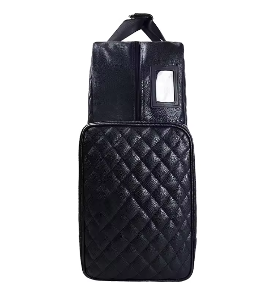 Paardensporttas met Grote Capaciteit – Slijtvast PU-Leer, Tas voor Helm, Laarzen en Uitrusting