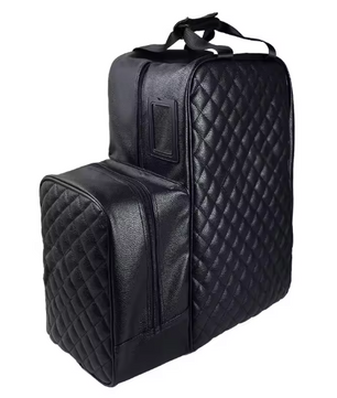 Paardensporttas met Grote Capaciteit – Slijtvast PU-Leer, Tas voor Helm, Laarzen en Uitrusting