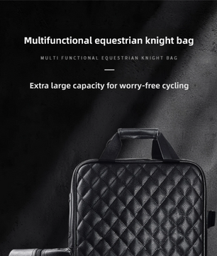 Paardensporttas met Grote Capaciteit – Slijtvast PU-Leer, Tas voor Helm, Laarzen en Uitrusting