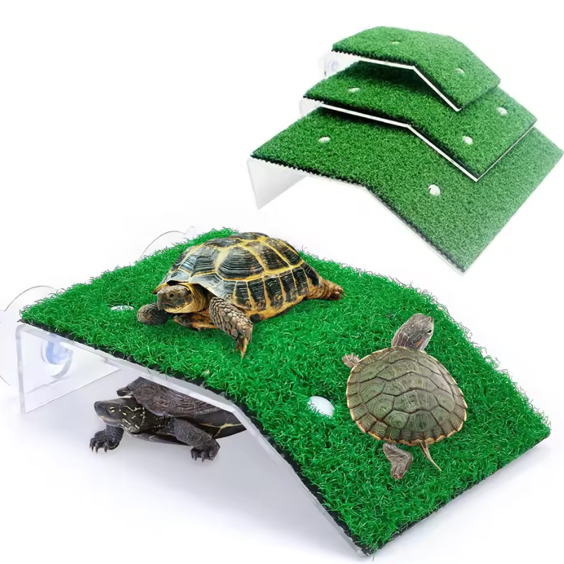 Schildpad Basking Platform met Ramp – Terrarium Rust- en Zonneplek