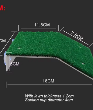 Schildpad Basking Platform met Ramp – Terrarium Rust- en Zonneplek