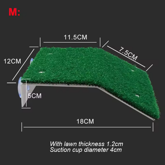 Schildpad Basking Platform met Ramp – Terrarium Rust- en Zonneplek