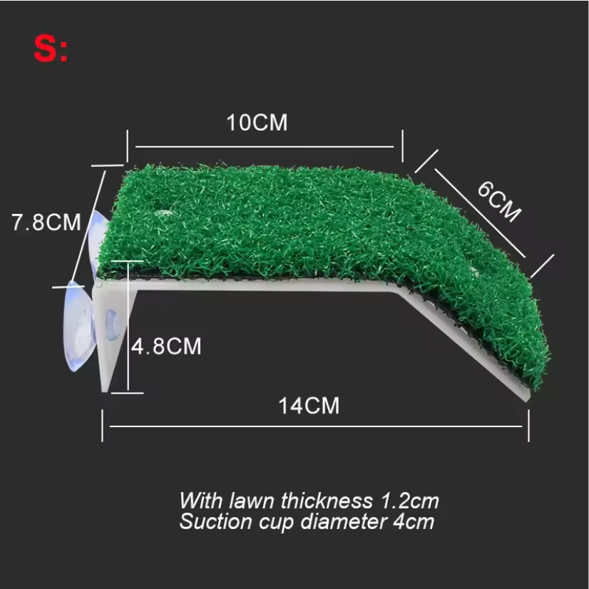 Schildpad Basking Platform met Ramp – Terrarium Rust- en Zonneplek