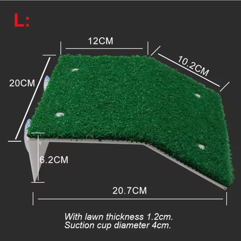 Schildpad Basking Platform met Ramp – Terrarium Rust- en Zonneplek