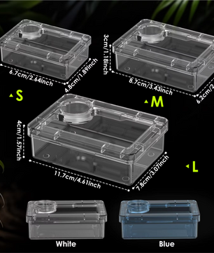 Reptielen Voer- en Waterbak – Anti-Escape Insecten Voerschaal Terrarium