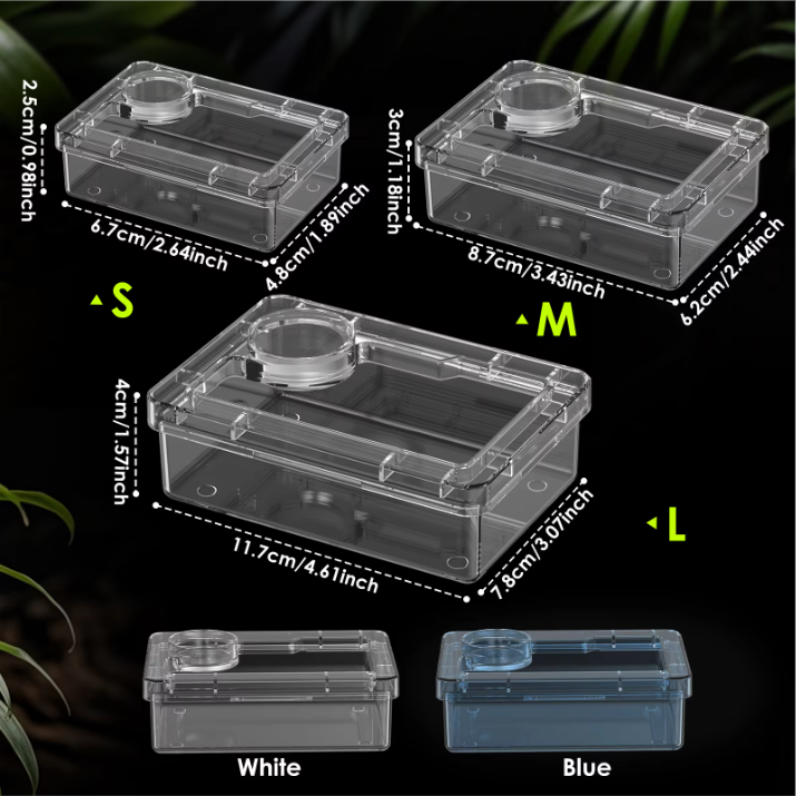 Reptielen Voer- en Waterbak – Anti-Escape Insecten Voerschaal Terrarium