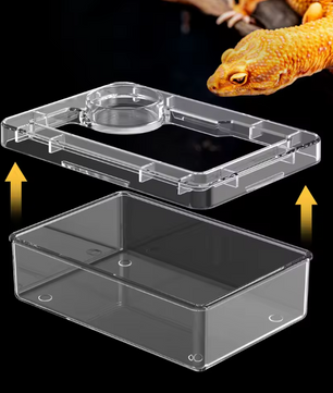 Reptielen Voer- en Waterbak – Anti-Escape Insecten Voerschaal Terrarium