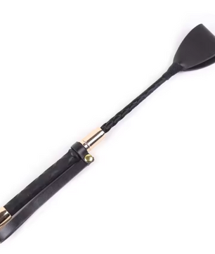 Paardrijzweep met Antislip Handvat – PU-Leren Rijzweep voor Paardensporttraining