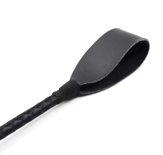 Paardrijzweep met Antislip Handvat – PU-Leren Rijzweep voor Paardensporttraining