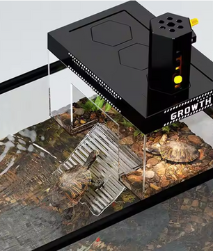 Over Tank Schildpad Basking Platform – Aquarium Rustplatform met Ramp