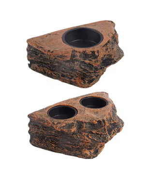 Magnetische Reptielen Voerbak – Terrarium Voer- en Waterhouder voor Glas