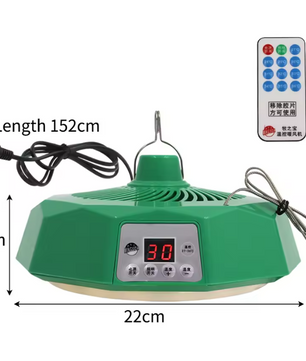 Intelligente Warmtelamp met Afstandsbediening – Dieren Verwarmingslamp 220V