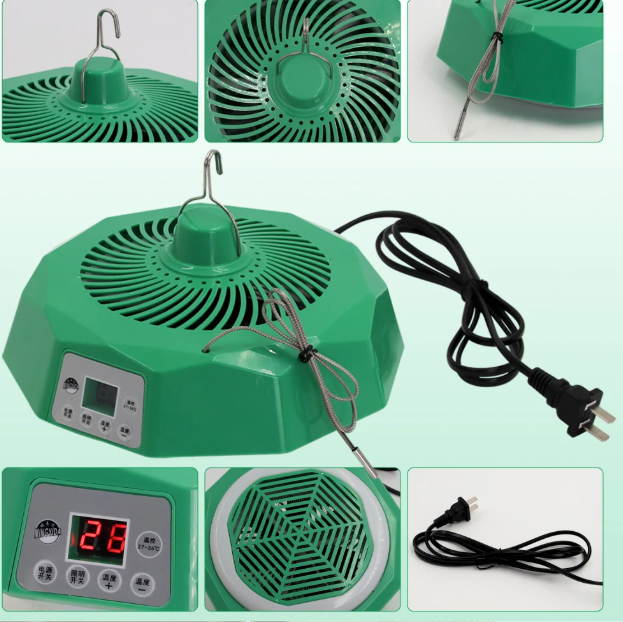 Intelligente Warmtelamp met Afstandsbediening – Dieren Verwarmingslamp 220V