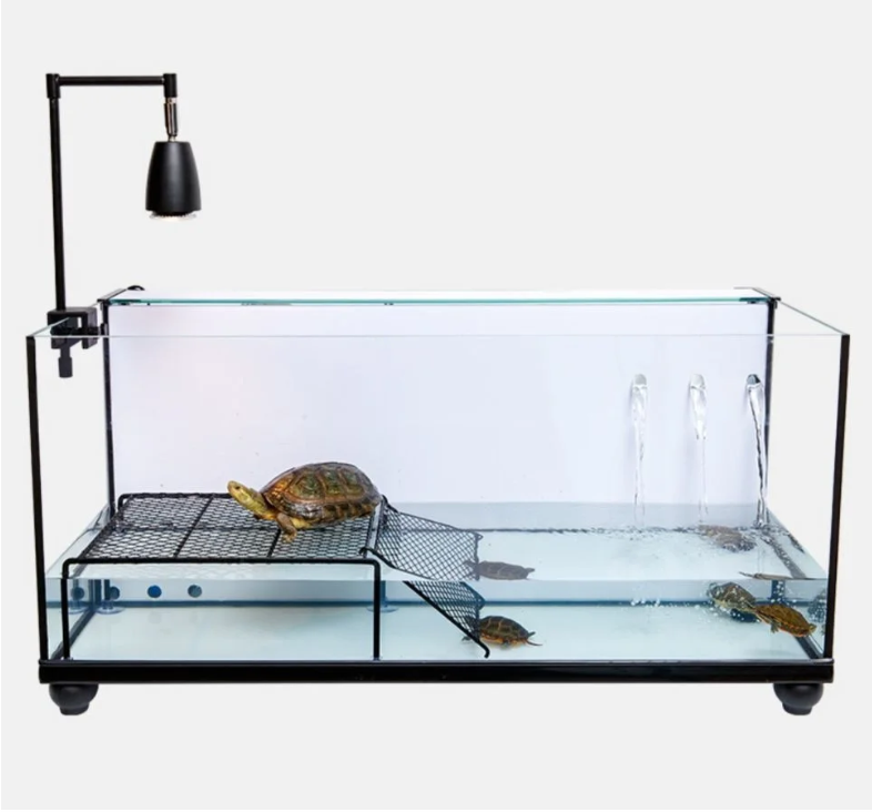 Schildpad Zonneplatform – Drijvend Rust- en Klimplatform voor Aquarium