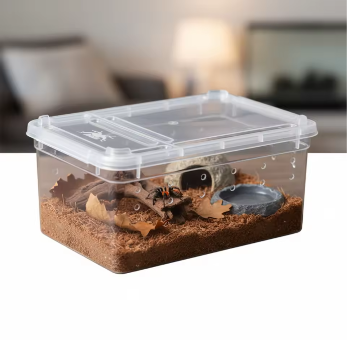 Transparante Reptielen Kweekbox – Mini Terrarium en Transportbox