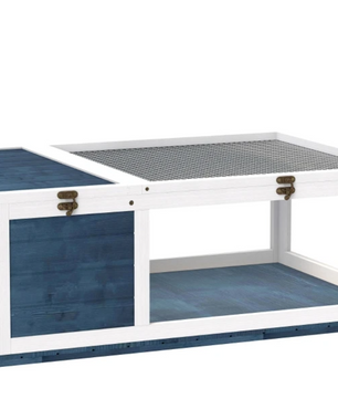 Houten Schildpad Terrarium 91 cm – Reptielen Verblijf met Schuilplek