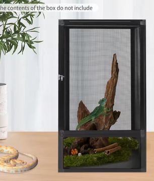 Reptielen Net Terrarium – Aluminium Voer- en Habitat Box