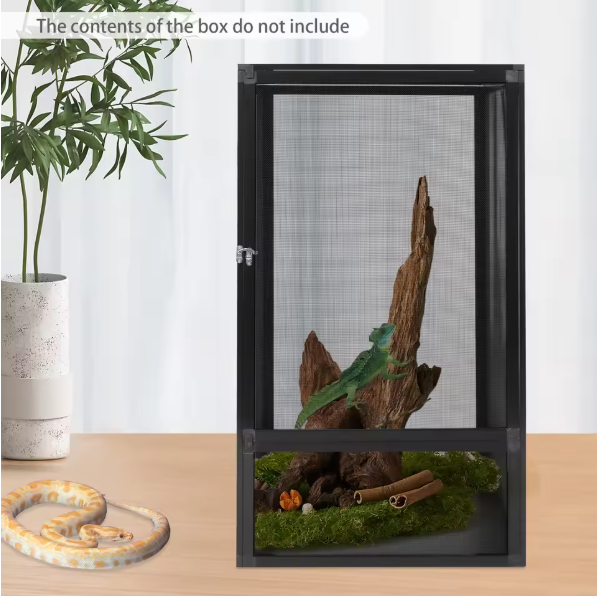 Reptielen Net Terrarium – Aluminium Voer- en Habitat Box