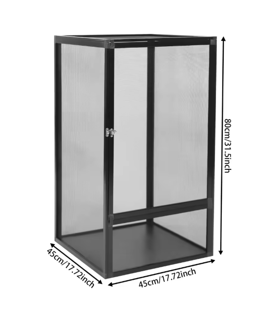 Reptielen Net Terrarium – Aluminium Voer- en Habitat Box