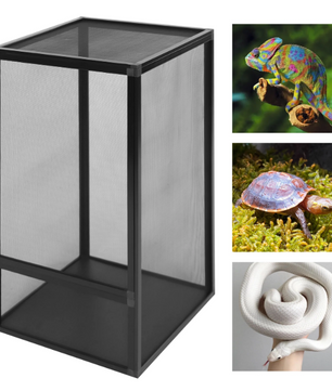 Reptielen Net Terrarium – Aluminium Voer- en Habitat Box
