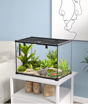 Reptielen Terrarium 50 cm – Glas en Metaal Habitat Verblijf