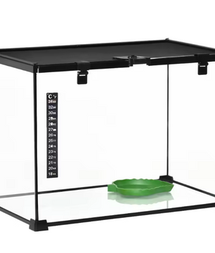 Reptielen Terrarium 50 cm – Glas en Metaal Habitat Verblijf