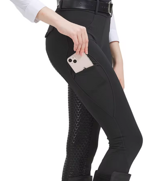 Professionele Dames Paardrijbroek – Siliconen Antislip Rijbroek met Hoge Elasticiteit