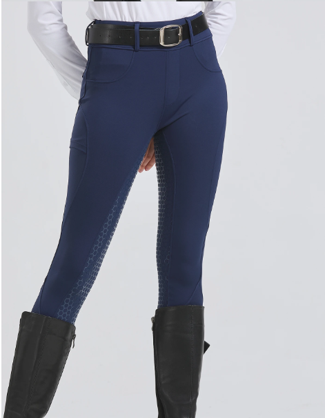 Professionele Dames Paardrijbroek – Siliconen Antislip Rijbroek met Hoge Elasticiteit