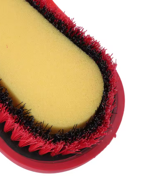 Paardenverzorgingsborstel met Zachte Haren – Antislip Borstel voor Paardenreiniging en Verzorging