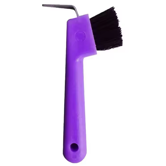 2-in-1 Hoefkrabber met Borstel – Paarden Hoefreiniger voor Verzorging