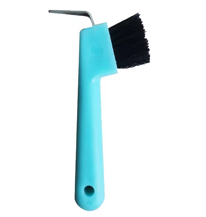 2-in-1 Hoefkrabber met Borstel – Paarden Hoefreiniger voor Verzorging