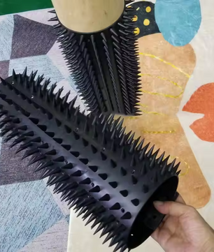 Krabborstel voor Paarden en Vee – Rubberen Massage- en Groomingborstel