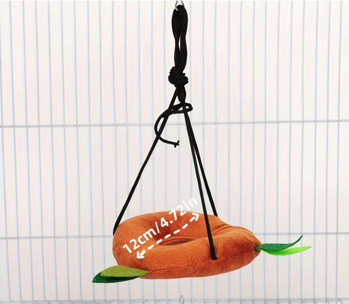 Set van 5 Hangmatten voor Hamsters en Knaagdieren – Pluche Dubbellaagse Schommel en Nest