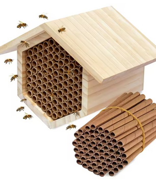 Navulbuizen voor Bijenhotel – 50 Stuks Papieren Nestbuizen voor Bijen