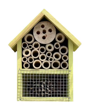 Houten Bijen- en Vlinderhuis voor Tuin – Hangend Insectenhotel voor Bestuivers