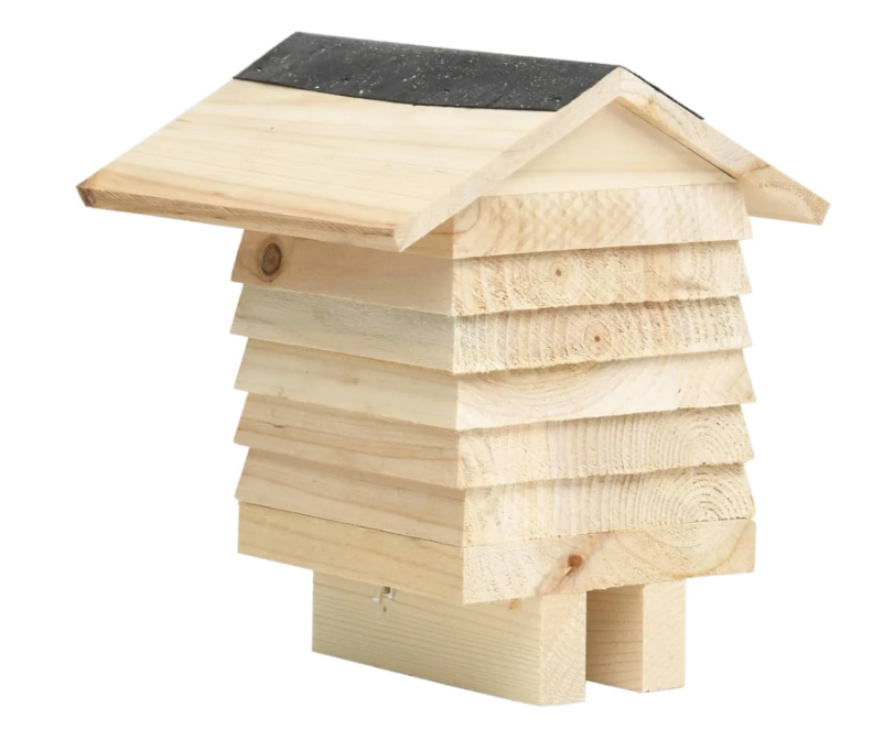 Massief Houten Bijenhotel – Nestkast voor Solitaire Bijen en Bestuivers