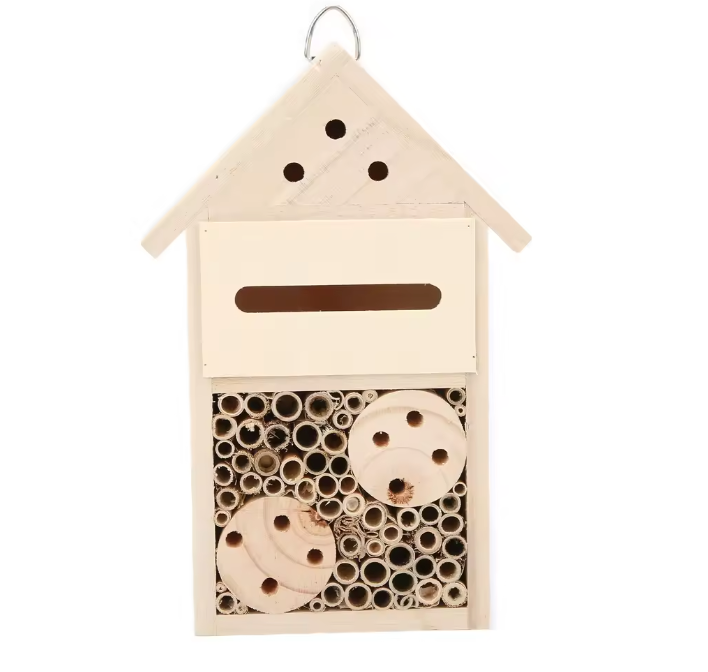 Houten Insectenhotel voor Tuin – Bijenhuis voor Vlinders en Lieveheersbeestjes