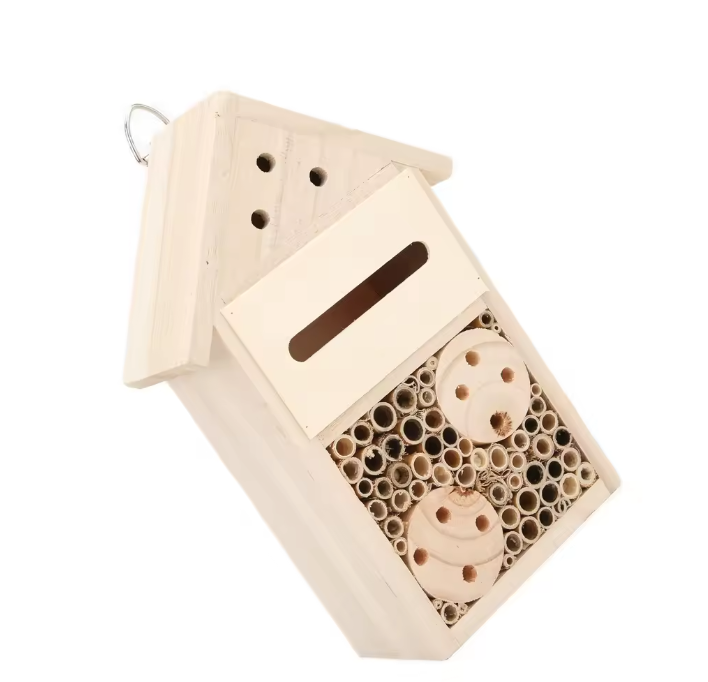 Houten Insectenhotel voor Tuin – Bijenhuis voor Vlinders en Lieveheersbeestjes