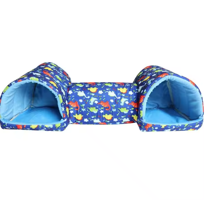 Cavia Tunnel Huis – Zacht Polyester Schuilplaats met Speeltunnel voor Kleine Dieren