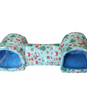 Cavia Tunnel Huis – Zacht Polyester Schuilplaats met Speeltunnel voor Kleine Dieren