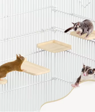 Houten Hamster Platform – Kooi Plateau voor Kleine Dieren