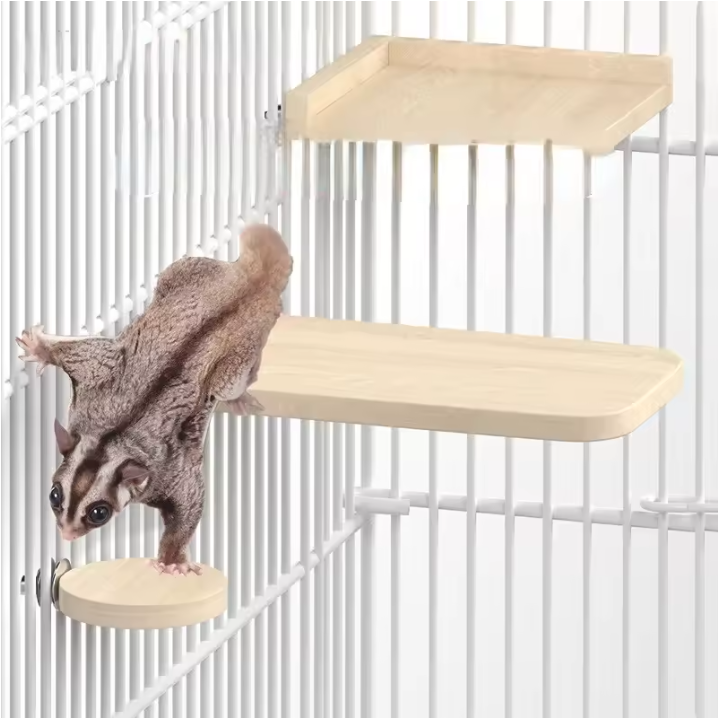 Houten Hamster Platform – Kooi Plateau voor Kleine Dieren