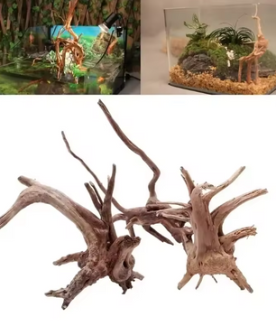 Natuurlijk Drijfhout Aquarium Decoratie – Boomstronk Hout voor Aquascape en Terrarium