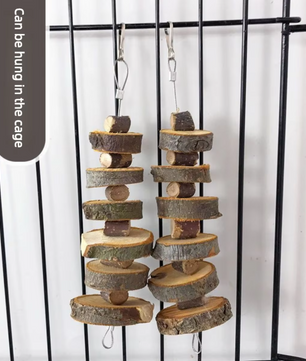 Natuurlijk Houten Kauwspeeltje – Tanden Slijpen Sticks voor Kleine Huisdieren