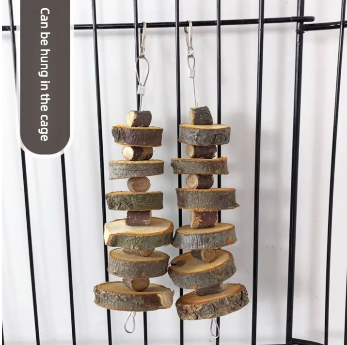 Natuurlijk Houten Kauwspeeltje – Tanden Slijpen Sticks voor Kleine Huisdieren