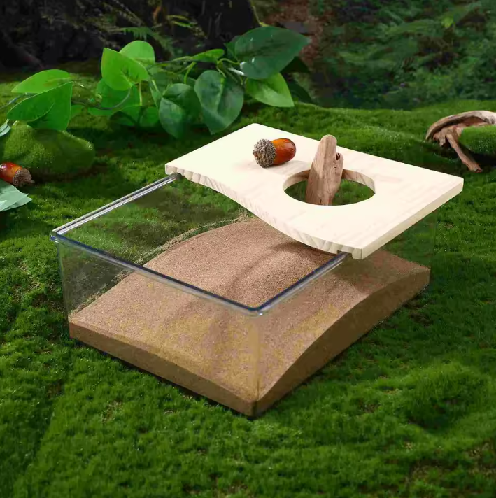 Hamster Zandbad Container – Acryl Badhuis voor Kleine Dieren