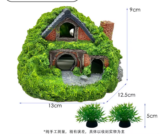 Aquarium Grot Decoratie – Resin Schuilplaats voor Vissen en Reptielen