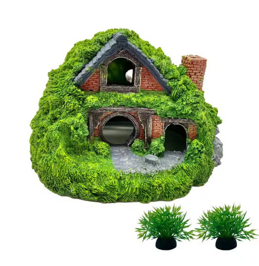 Aquarium Grot Decoratie – Resin Schuilplaats voor Vissen en Reptielen