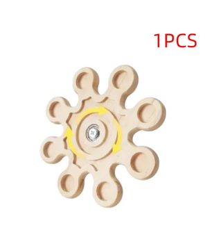 Houten Roterend Kauwspeeltje – Hangende Spinner voor Kleine Dieren