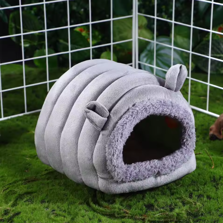 Warm Huisdierbed – Fleece Nest Hut voor Kleine Dieren